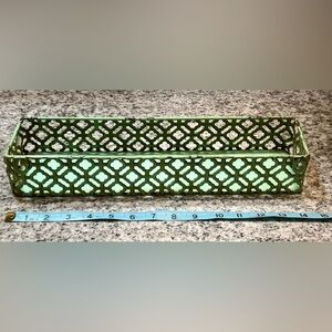Decorative Green Lattice Basket/Wall Hanging